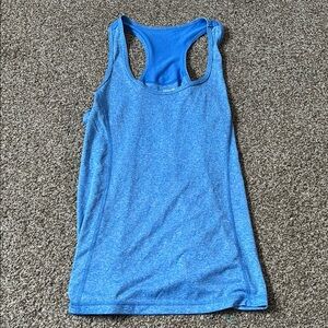 Blue Athletic Tank Top